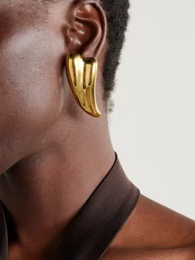 Tom Ford Liza Gold-tone Clip Earrings | Thumbnail 2