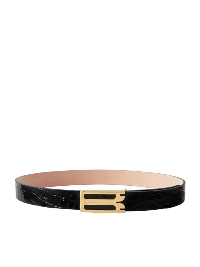 Victoria Beckham Frame Croc-effect eather Belt