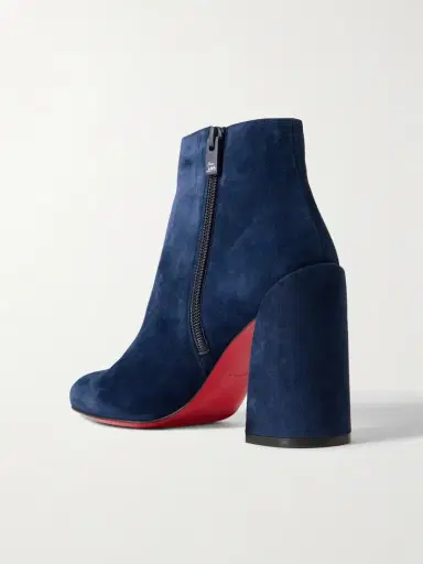 Christian Louboutin Turela 85 Suede Ankle Boots | Thumbnail 3 Christian Louboutin Turela 85 Suede Ankle Boots | Thumbnail 3