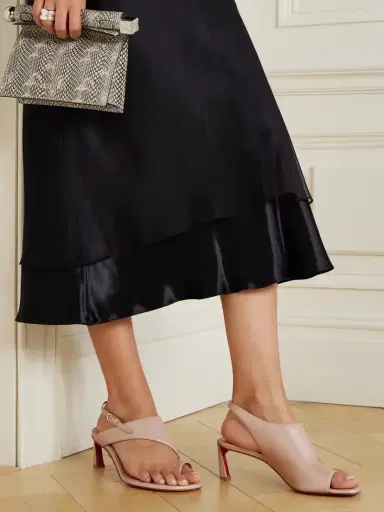Christian Louboutin Viva Condora 55 Leather Slingback Sandals | Thumbnail 2 Christian Louboutin Viva Condora 55 Leather Slingback Sandals | Thumbnail 2