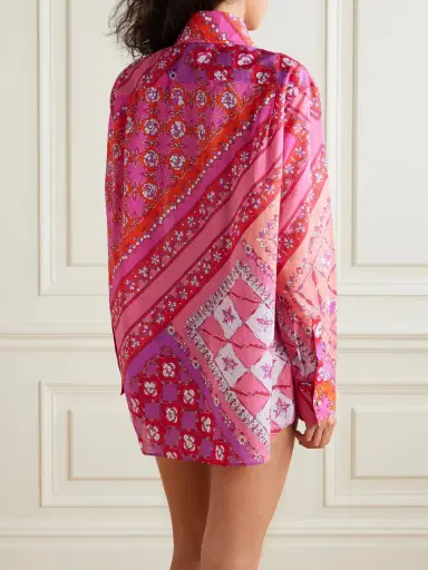 PUCCI Festa Oversized Printed Cotton-voile Shirt | Thumbnail 4 PUCCI Festa Oversized Printed Cotton-voile Shirt | Thumbnail 4