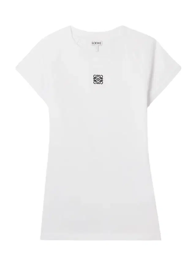 Anagram Embroidered Cotton-blend Jersey T-shirt