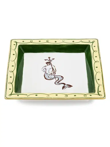 Ginori 1735 Il Viaggio Di Nettuno Change Tray - Verde Giallo | Thumbnail 2