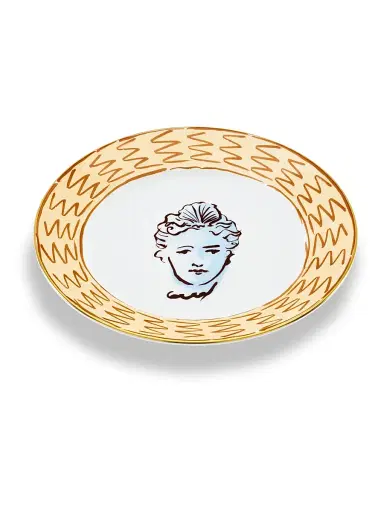Ginori 1735 Il Viaggio Di Nettuno Dinner Plate - Marrone Celeste | Thumbnail 2 Ginori 1735 Il Viaggio Di Nettuno Dinner Plate - Marrone Celeste | Thumbnail 2