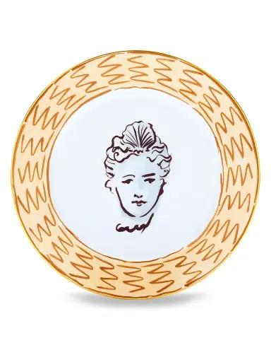 Ginori 1735 Il Viaggio Di Nettuno Dinner Plate - Marrone Celeste | Thumbnail 1 Ginori 1735 Il Viaggio Di Nettuno Dinner Plate - Marrone Celeste | Thumbnail 1