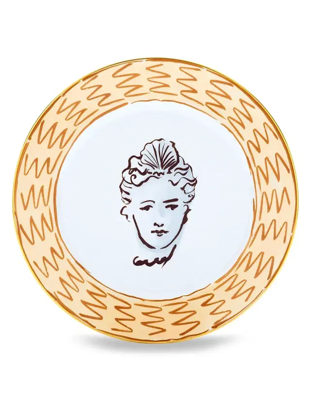 Il Viaggio Di Nettuno Dinner Plate - Marrone Celeste