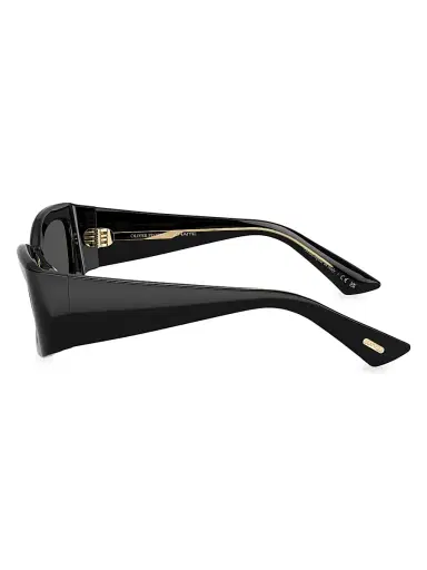 Khaite x Oliver Peoples Women's 54MM Rectangular Sunglasses - Black | Thumbnail 3