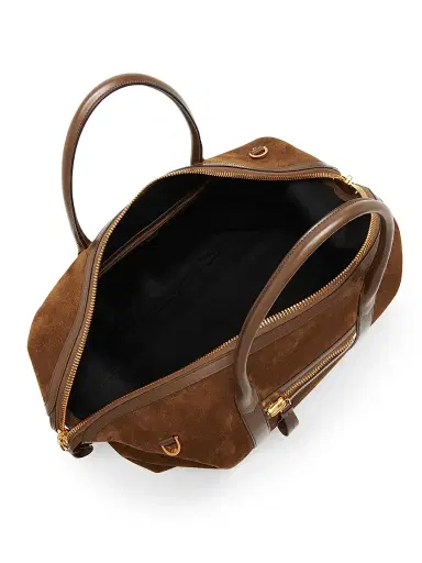 Tom Ford Men's Buckley Suede Holdall | Thumbnail 3 Tom Ford Men's Buckley Suede Holdall | Thumbnail 3