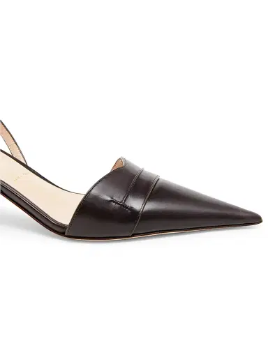 TOM FORD Women's Eva 55MM Leather Slingback Pumps - Espresso | Thumbnail 4 TOM FORD Women's Eva 55MM Leather Slingback Pumps - Espresso | Thumbnail 4