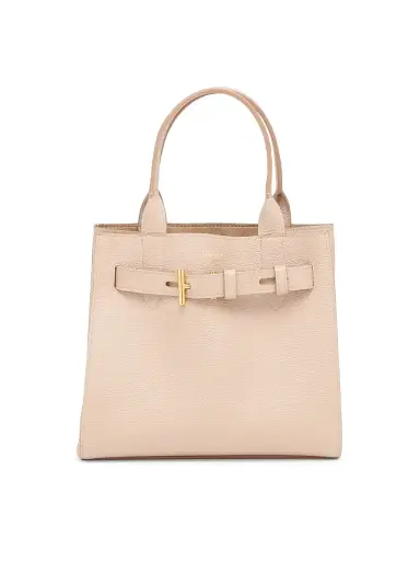 Tom Ford Women's Audrey Small Leather Top Handle Bag - Light Beige | Thumbnail 1