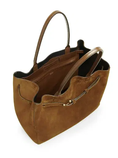 Tom Ford Women's Audrey Large Suede Tote Bag - Whisky | Thumbnail 4