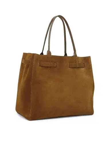 Tom Ford Women's Audrey Large Suede Tote Bag - Whisky | Thumbnail 5