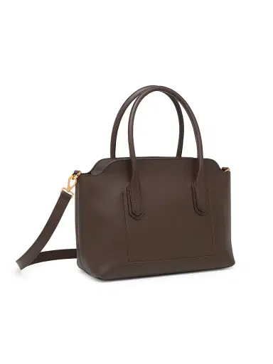 TOM FORD Women's Alexander Leather Top Handle Bag - Chocolate | Thumbnail 5 TOM FORD Women's Alexander Leather Top Handle Bag - Chocolate | Thumbnail 5