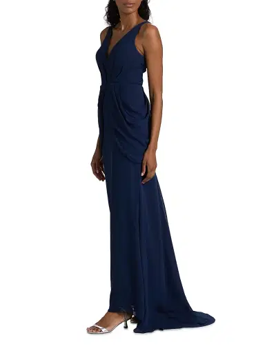 Vera Wang Bride Women's Corse Draped Sleeveless Gown | Thumbnail 2 Vera Wang Bride Women's Corse Draped Sleeveless Gown | Thumbnail 2