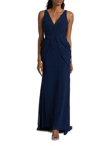 Vera Wang Bride Women's Corse Draped Sleeveless Gown | Thumbnail 3 Vera Wang Bride Women's Corse Draped Sleeveless Gown | Thumbnail 3