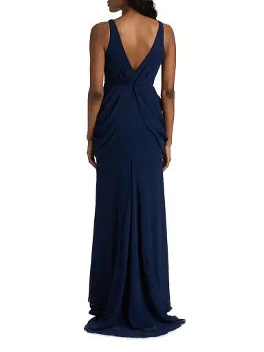 Vera Wang Bride Women's Corse Draped Sleeveless Gown | Thumbnail 5 Vera Wang Bride Women's Corse Draped Sleeveless Gown | Thumbnail 5