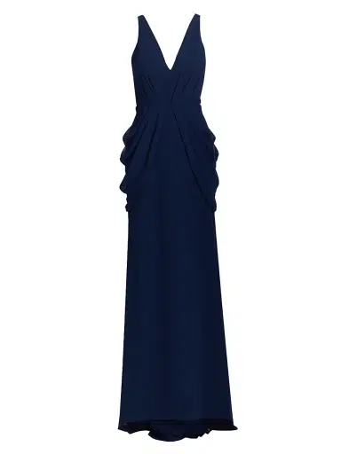 Vera Wang Bride Women's Corse Draped Sleeveless Gown | Thumbnail 1 Vera Wang Bride Women's Corse Draped Sleeveless Gown | Thumbnail 1