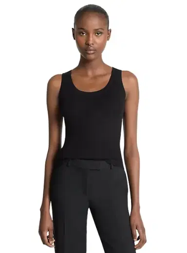Michael Kors Collection Bette Cashmere Scoopneck Tank Top | Thumbnail 1