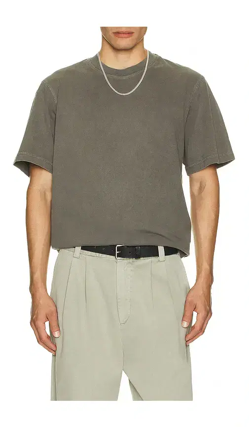 AGOLDE Asha Mock Neck Tee