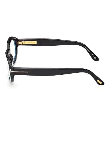 Tom Ford Women's 54MM Oval Optical Eyeglasses - Shiny Black | Thumbnail 3 Tom Ford Women's 54MM Oval Optical Eyeglasses - Shiny Black | Thumbnail 3
