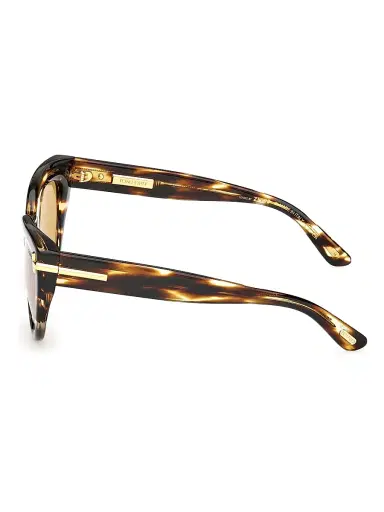 Tom Ford Women's ICON 52MM Cat-Eye Sunglasses - Brown Honey | Thumbnail 3