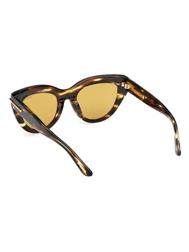 Tom Ford Women's ICON 52MM Cat-Eye Sunglasses - Brown Honey | Thumbnail 4
