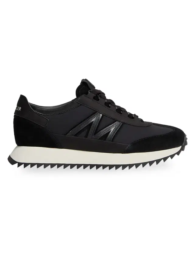 Men's Pacey2 Sneakers in Suede & Nubuck - Black