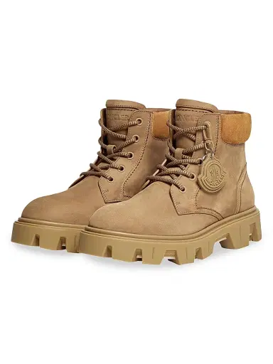 Moncler Men's Peak City Boots in Nubuck and Suede - Khaki | Thumbnail 2 Moncler Men's Peak City Boots in Nubuck and Suede - Khaki | Thumbnail 2