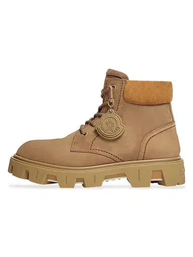 Moncler Men's Peak City Boots in Nubuck and Suede - Khaki | Thumbnail 3 Moncler Men's Peak City Boots in Nubuck and Suede - Khaki | Thumbnail 3