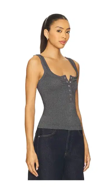 Free People Clean Slate Henley Tank | Thumbnail 2 Free People Clean Slate Henley Tank | Thumbnail 2