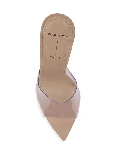 Black Suede Studio Women's Bella Suede Mules - Tan Suede - Size 12 | Thumbnail 5