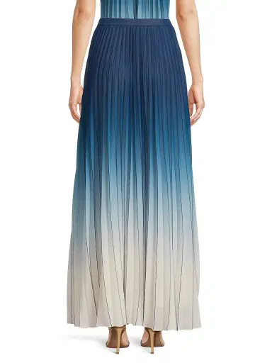 Ungaro Women's Lila Ombré Maxi Skirt - Cosmic Blue Ombre | Thumbnail 5