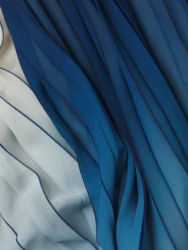Ungaro Women's Lila Ombré Maxi Skirt - Cosmic Blue Ombre | Thumbnail 6