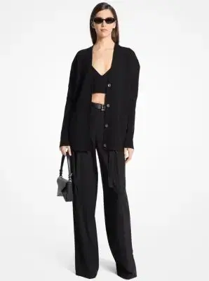 Michael Kors Collection Manhatta Medium Leather Bag | Thumbnail 4 Michael Kors Collection Manhatta Medium Leather Bag | Thumbnail 4