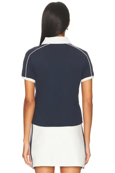 adidas Originals X Sporty & Rich Polo Tee | Thumbnail 4 adidas Originals X Sporty & Rich Polo Tee | Thumbnail 4