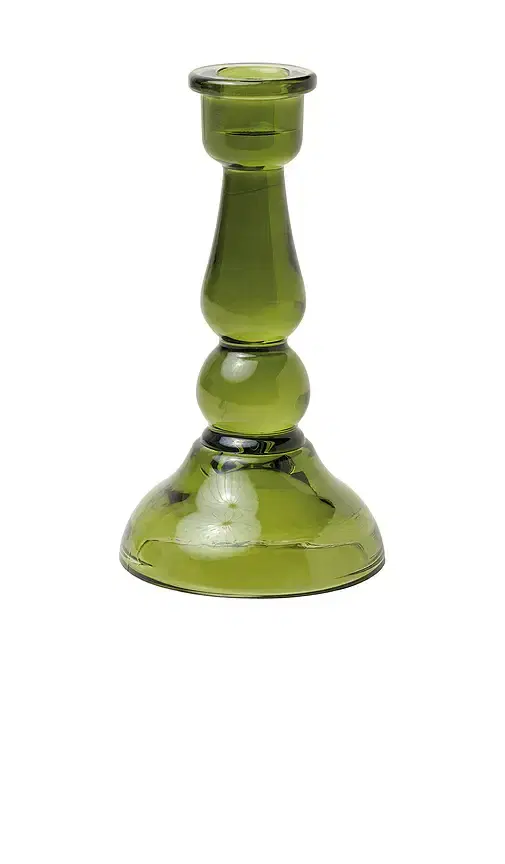 Tall Glass Taper Candle Holder