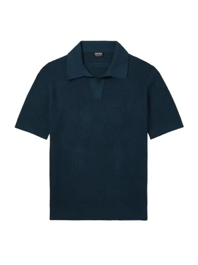 Zegna Slim-Fit Cotton-Piqué Polo Shirt - Men