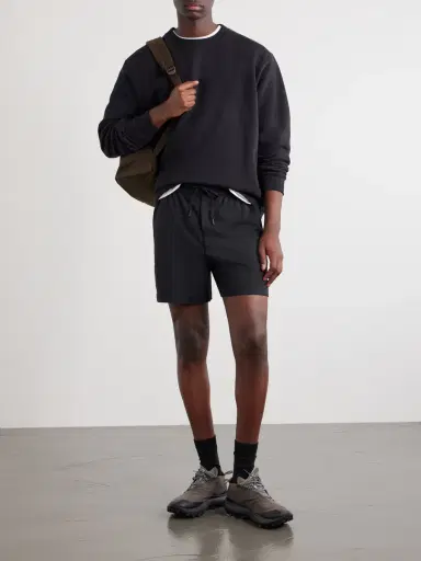 lululemon Straight-Leg Stretch Recycled-Jersey Drawstring Shorts - Men | Thumbnail 2 lululemon Straight-Leg Stretch Recycled-Jersey Drawstring Shorts - Men | Thumbnail 2