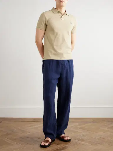 Polo Ralph Lauren Straight-Leg Pleated Linen Trousers - Men | Thumbnail 2 Polo Ralph Lauren Straight-Leg Pleated Linen Trousers - Men | Thumbnail 2