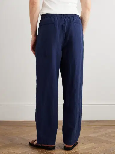 Polo Ralph Lauren Straight-Leg Pleated Linen Trousers - Men | Thumbnail 4 Polo Ralph Lauren Straight-Leg Pleated Linen Trousers - Men | Thumbnail 4