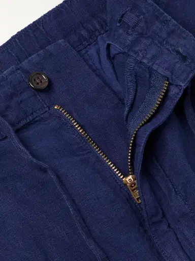 Polo Ralph Lauren Straight-Leg Pleated Linen Trousers - Men | Thumbnail 6 Polo Ralph Lauren Straight-Leg Pleated Linen Trousers - Men | Thumbnail 6