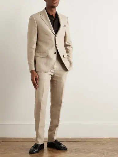 Loro Piana Linen Suit Jacket - Men | Thumbnail 2