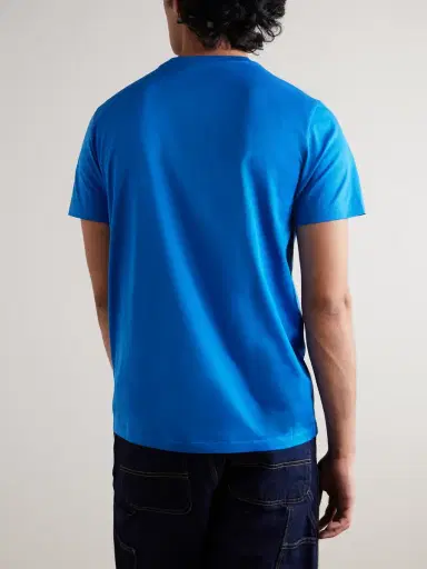 Moncler Logo-Appliquéd Cotton-Jersey T-Shirt - Men | Thumbnail 3 Moncler Logo-Appliquéd Cotton-Jersey T-Shirt - Men | Thumbnail 3