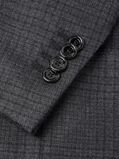 Lardini Prince of Wales Checked Wool Suit Jacket - Men | Thumbnail 4 Lardini Prince of Wales Checked Wool Suit Jacket - Men | Thumbnail 4