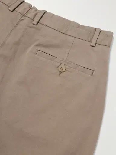 Sunspel Straight-Leg Garment-Dyed Cotton-Blend Twill Chino Shorts - Men | Thumbnail 5