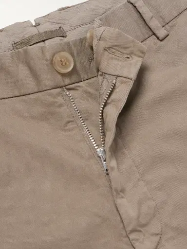 Sunspel Straight-Leg Garment-Dyed Cotton-Blend Twill Chino Shorts - Men | Thumbnail 6