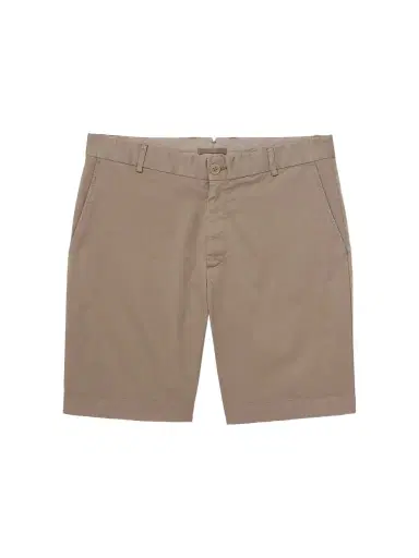 Sunspel Straight-Leg Garment-Dyed Cotton-Blend Twill Chino Shorts - Men | Thumbnail 1