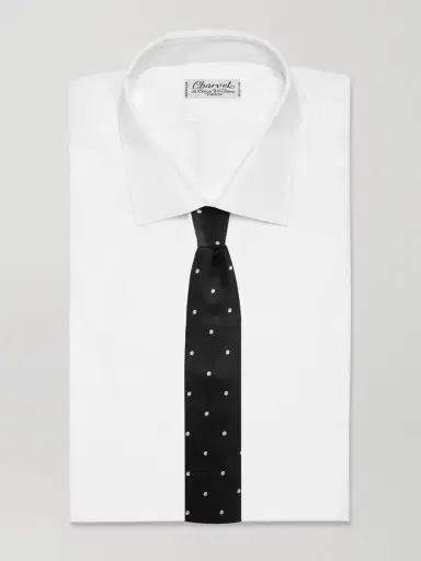 Tom Ford 8cm Polka-Dot Silk-Satin Tie - Men | Thumbnail 2 Tom Ford 8cm Polka-Dot Silk-Satin Tie - Men | Thumbnail 2