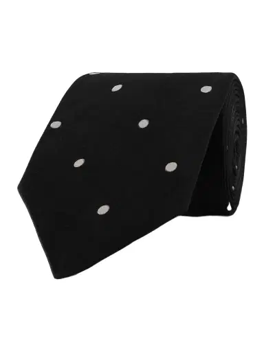 Tom Ford 8cm Polka-Dot Silk-Satin Tie - Men | Thumbnail 1 Tom Ford 8cm Polka-Dot Silk-Satin Tie - Men | Thumbnail 1