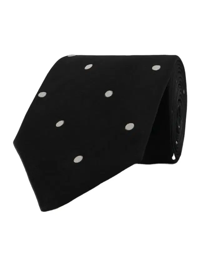Tom Ford 8cm Polka-Dot Silk-Satin Tie - Men